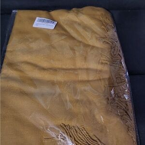 Soft Gold Yellow Scarf Size L